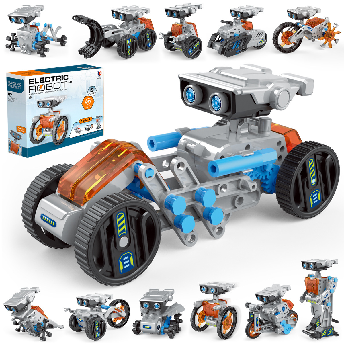 Science Robot - 12 in 1 Esperimento scientifico Robot