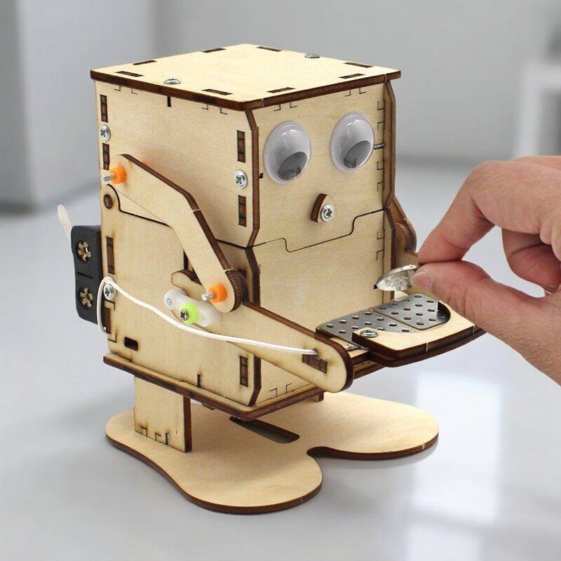 Science Robot - Kit Educativo STEM: Robot in Legno