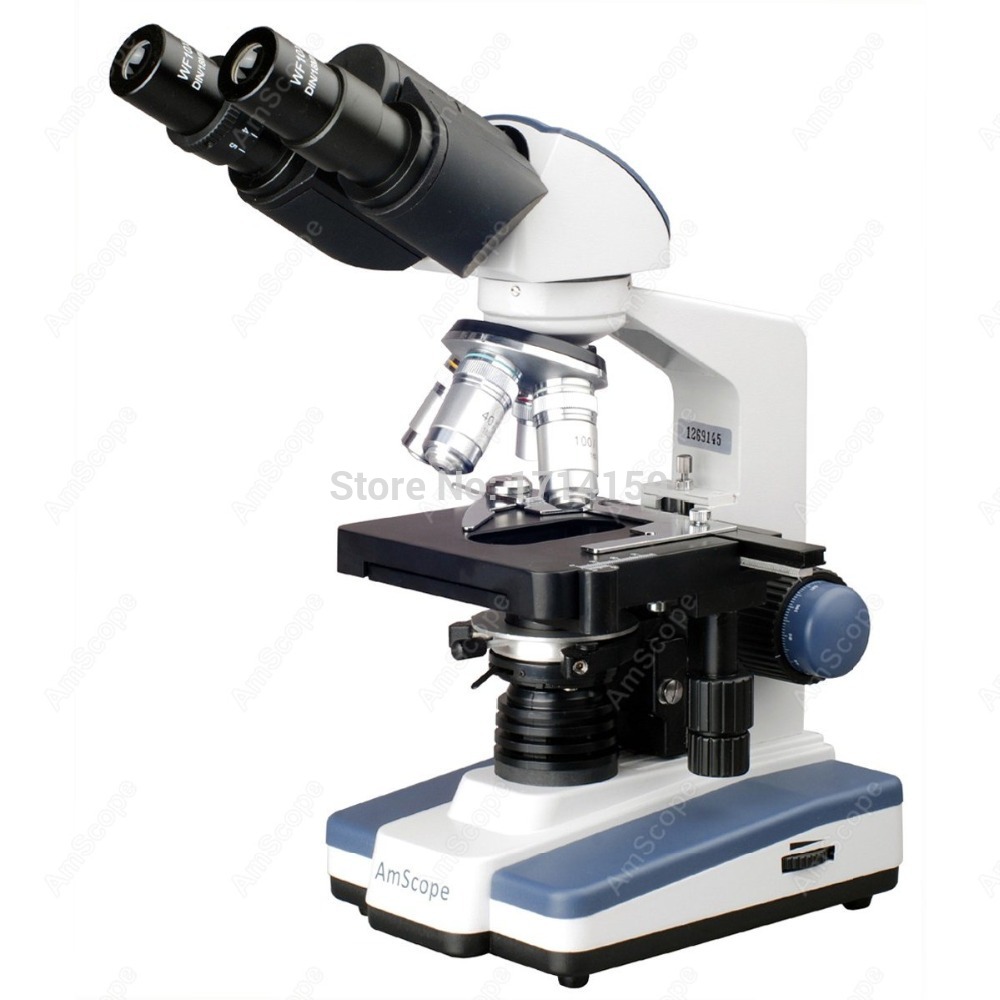Amscope Microscope Compound 40X-1000X - Microscopio Composto Binoculare LED AmScope per