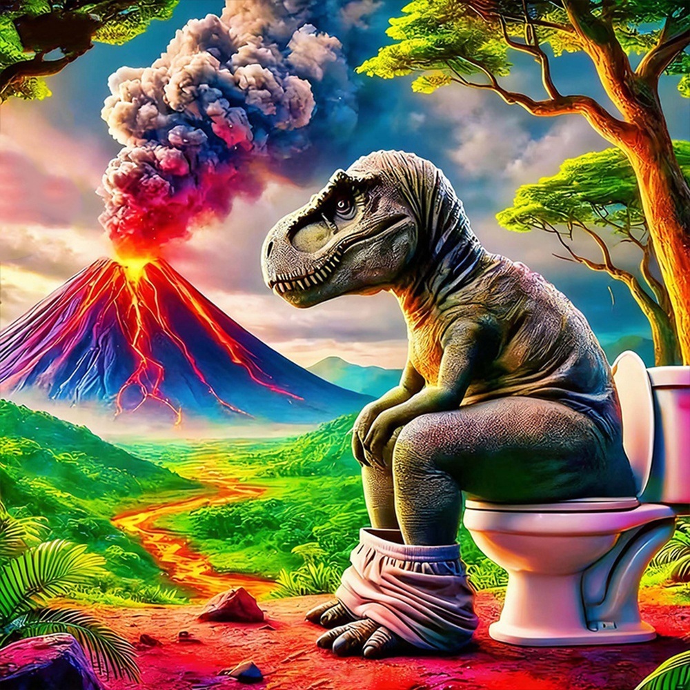 Volcano Kit Eruption - EverShine Kit Pittura Diamante 5D Fai