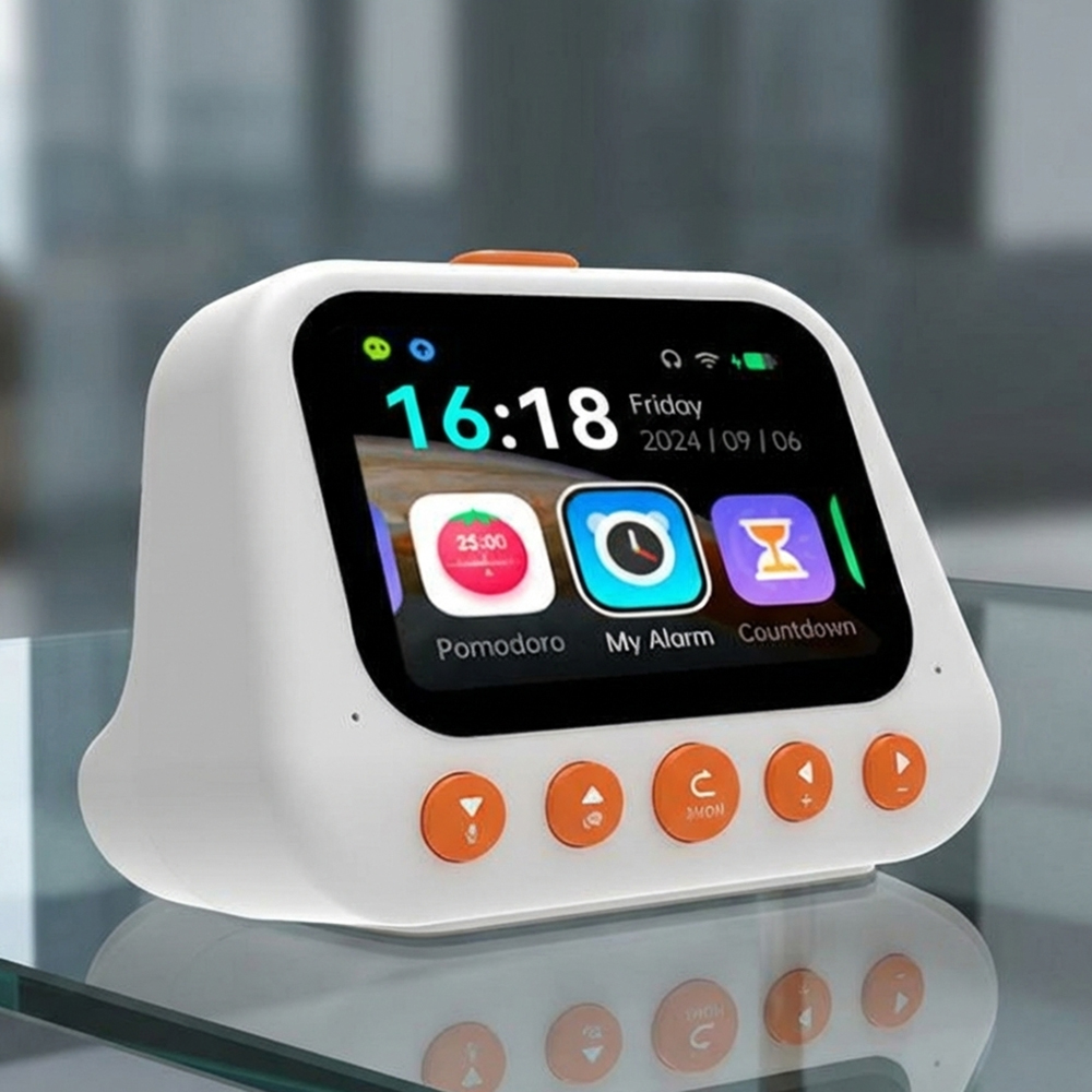 Science Robot - Sveglia Intelligente AI con Funzione Parlante,