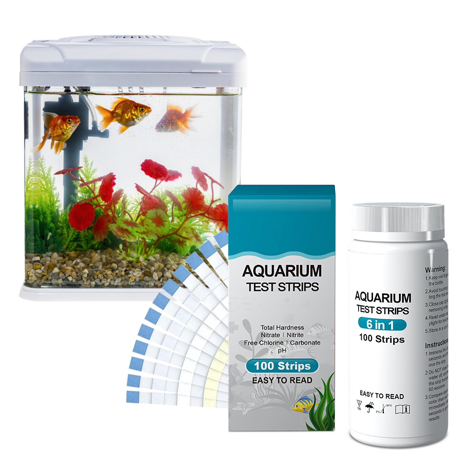 100 pz 6-in-1 Test di Qualità  - Water Testing Kit recensione e prezzo